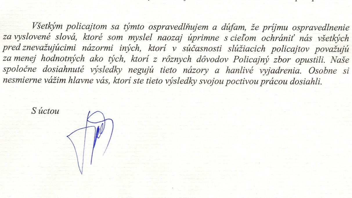 Osobný list prezidenta PZ Spišiaka - 3. časť